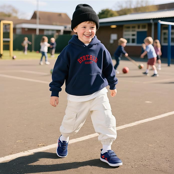 Toddler Wide Toe Box Barefoot Shoes Boys Girls Sneakers Kids Tennis Shoes Preschool Non Slip Lightweight Comfortable First Walking Shoes Running Outdoor Activities