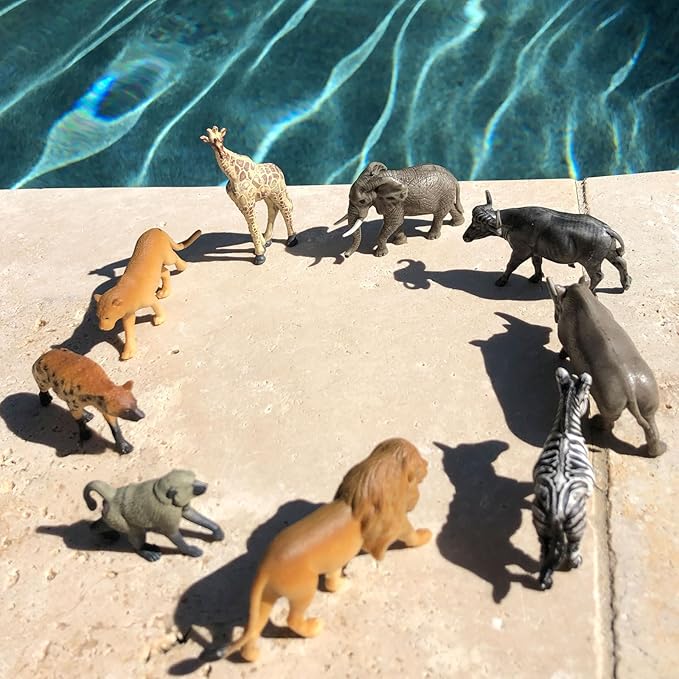 Safari Ltd. South African Animals TOOB - 9 Figurines of Elephant, Lion, Giraffe, and More - Educational Toy Set for Boys, Girls and Kids Ages 3+
