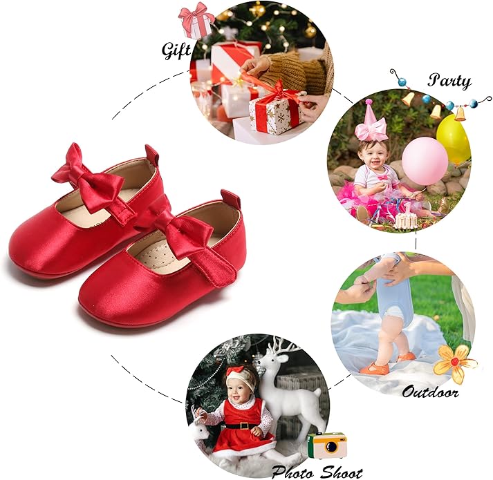 Soft Sole Baby Shoes - Infant Baby Walking Shoes Moccasins Rubber Sole Crib Shoes