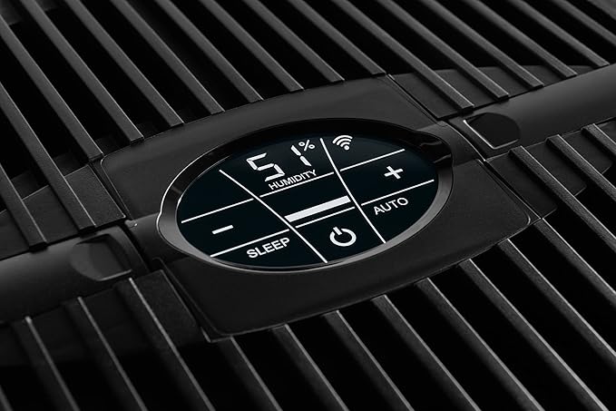 Venta LW15 Comfort Plus Humidifier in Black - Filter-Free Evaporative Humidifier for spaces up to 375 ft²