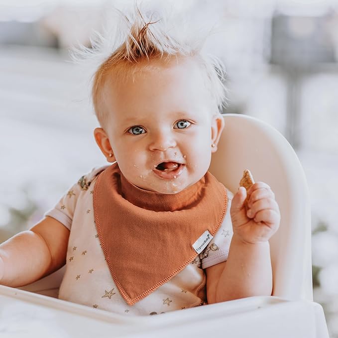 Baby Bandana Drool Bibs for Boys Girls,Super Absorbent Triangle Baby Bibs for Drooling and Teething,100% Cotton Soft for Infant,Newborn 12Pack