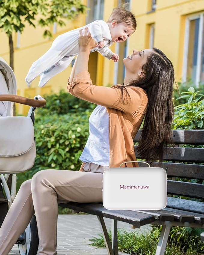 Electric Breast Pump - Lightweight, Portable, & Hands-Free with Baby Mouth Technology - BPA-Free, 4 Modes, 9 Levels - Elevate Your Breastfeeding Style with Mammanuwa S32