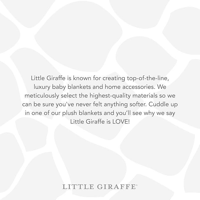 Little Giraffe Posh Mink Baby Blanket - Double-Sided Ultra Soft Plush Fabric, for New Moms, Newborn Must-Have for Girls, Cozy & Cuddly Comfort Blanket, 29" x 35", Pink
