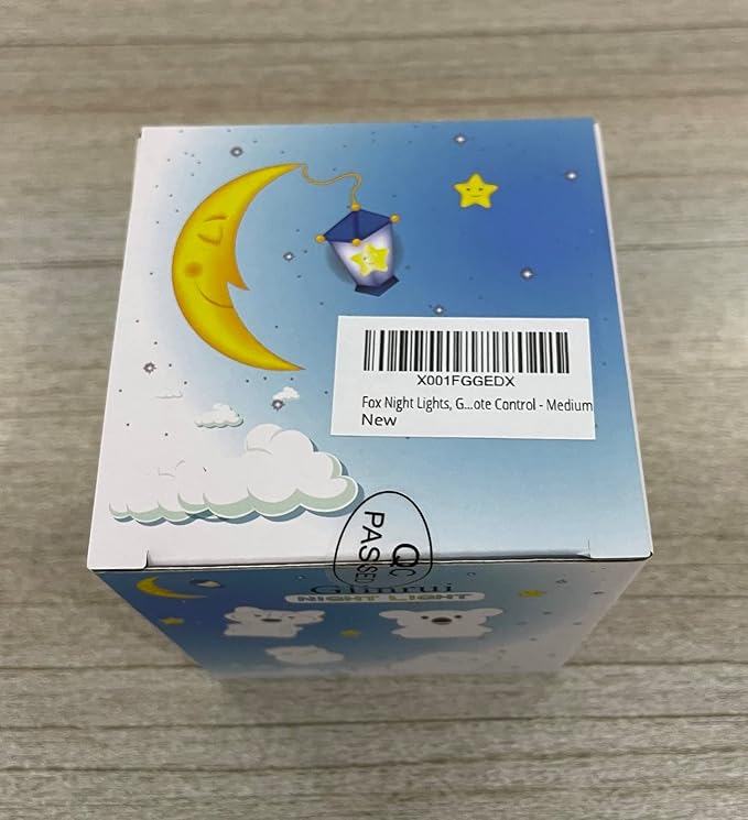 Fox Night Lights Bedside lamp, Bedroom Light for Kids, Baby Nursery lamps - Break Resistant, Eye Caring, Adjustable Brightness & Color and Time Setting, Gifts for Kids Babies Boy Girl - Medium