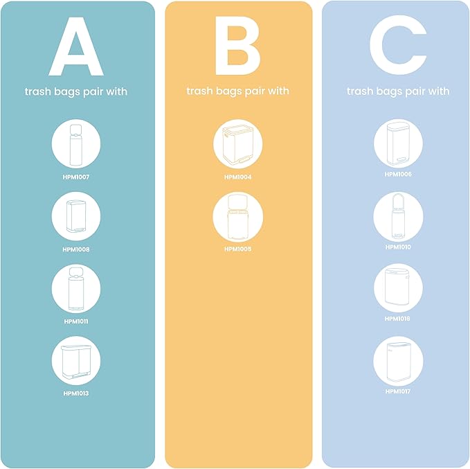 happimess HPM1006K Connor Rectangular 13.2-Gallon Trash Can with Soft-Close Lid and Free Mini Trash Can, Carrot Cake, Fingerprint Resistant, Modern, Minimalistic for Home, Kitchen, Bedroom, Bathroom