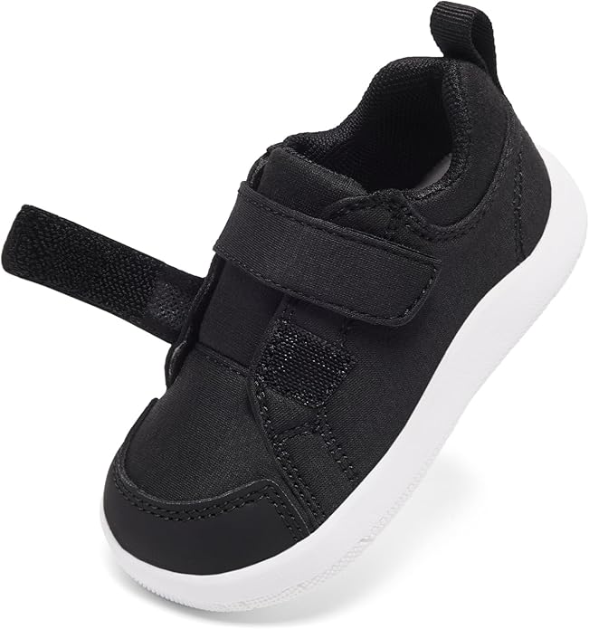 MORENDL Wide Toe Box Shoes Toddler Barefoot Shoes Baby Walking Shoe Boy Girl Non-Slip Zero Drop Minimalist Sneakers Comfort Tennis Outdoor Activities