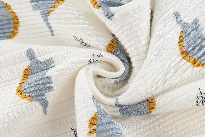 Kiddiezoom Newborn Baby Unisex Cotton One-Piece Bodysuits Baby Gift 5-Pack Baby Clothes