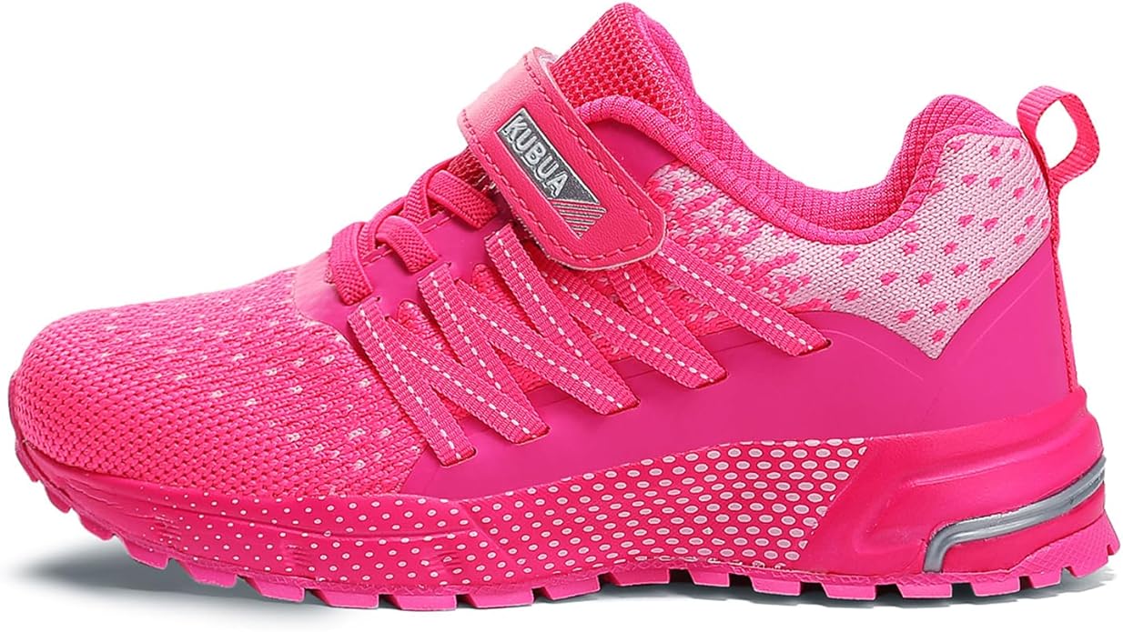 KUBUA Kids Sneakers for Boys Girls Running Tennis Shoes Lightweight Breathable Sport Athletic