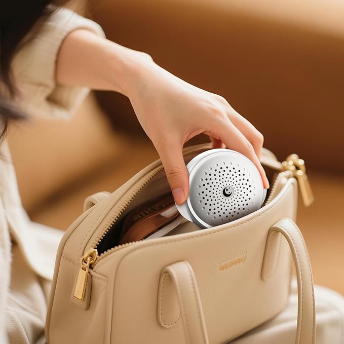 Portable White Noise Machine with Rechargeable Battery, 27 Soothing Sounds & Night Light, Sleep Soother for Baby Adults, 24H Playtime, Compact Travel Sound Machine for Home Office Nursery (MS-02)