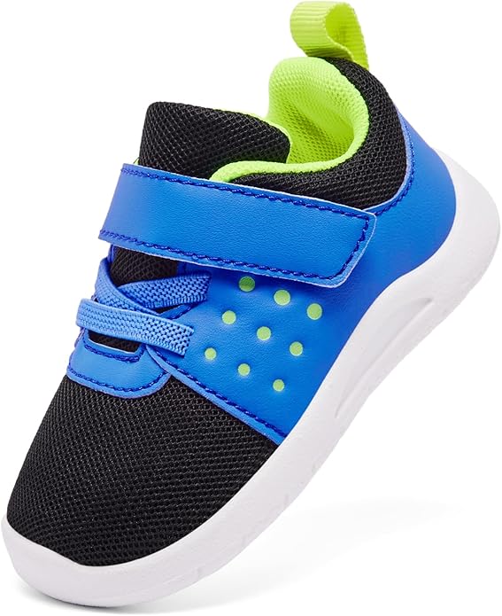 MORENDL Toddler Baby Shoes 0-4 Years Boy Girl Lightweight Breathable Non-Slip Sports Sneakers Running Walking Tennis Barefoot Shoes