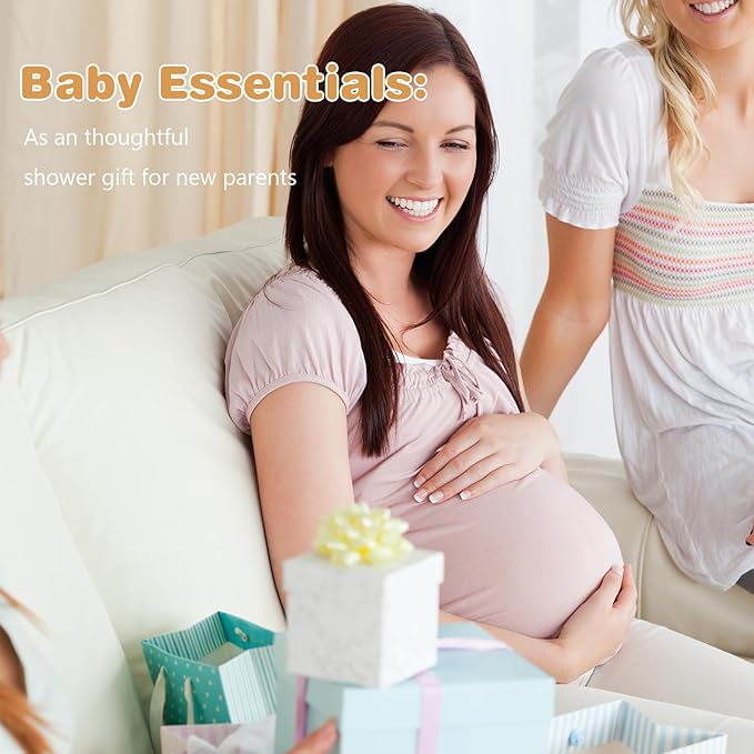 Hooded Baby Bath Towels, 2 Pack Baby Towels with Hood for Newborn, Upgrade High Density 100% Muslin Cotton Baby Towel, Ultra Soft, Highly Absorbent, for Infants, Toddlers, Newborn Essential, 32” x 32”