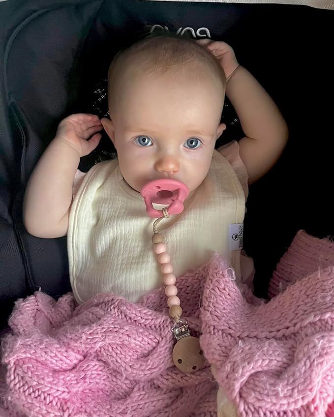 DiaperSquad's Baby Bibs for Drooling and Teething, Bibs for Boys, Baby Girl - Solid Cotton Baby Drool Bibs