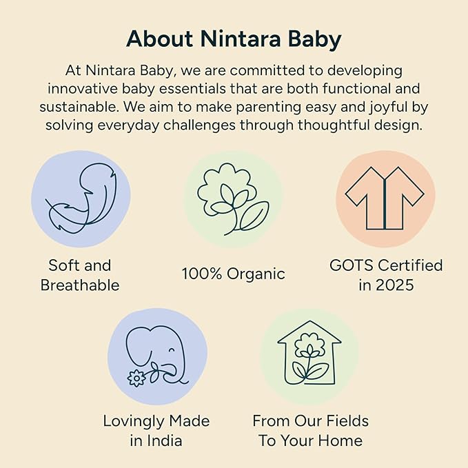 Bandana Bibs - 100% Organic Premium Muslin Cotton, 7-Layers for Drooling, Teething, Feeding