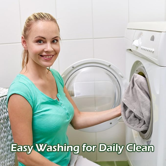 Toddler Towels with Hood, Toddler Bath Towel, 2 Pcs Coral Fleece Hooded Towel,Hooded Bath Towels with 1-3 Large Size 50 * 32 Inch Baby Towel Green&Grey Set