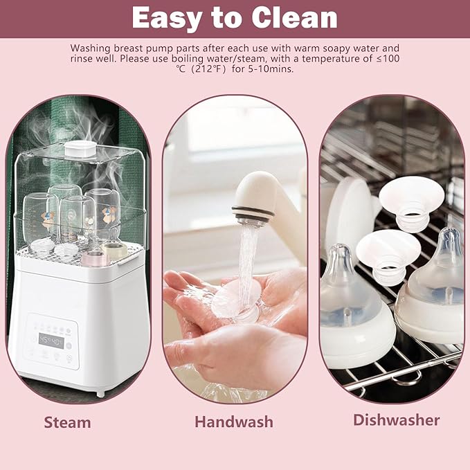 4pcs Flange Inserts 20mm Compatible with Momcozy M9/M6/M5/V1 Pro/V2 Pro/S12 Pro/S9 Pro Wearable Breast Pump, for Momcozy Breast Pump Replacement Parts, Reduce 24mm Nipple Tunnel Down to 20mm