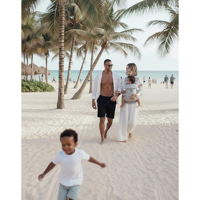 Baby Carrier for Newborns to Toddlers, Adjustable, Ultra-Soft and Weightless, Ergonomic Baby Carrier with Head Support, Baby Travel Gear, Baby Essentials (Blue)