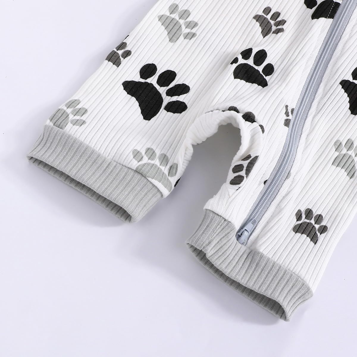 Bafeicao Unisex Baby Boy Girl 2 Pack Rompers Short Sleeve 2 Way Zipper One Piece Jumpsuits Clothes Sets