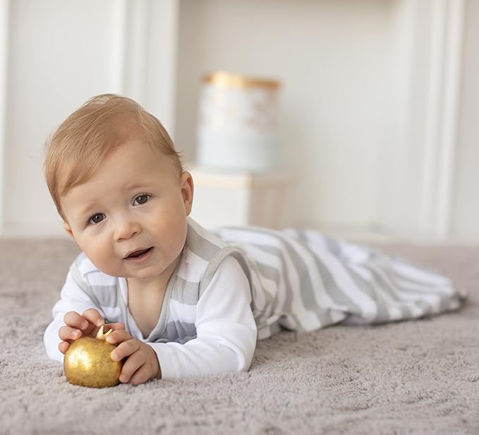 Mama Cheetah Baby Sleep Sack 2.5 TOG, Organic Cotton Baby Wearable Blanket with Two-Way Zipper, Swaddle Transition Baby Sleeping Bag for Newborn Infant Toddler Boy Girl, 0-6 Months