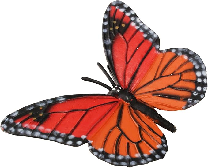 Safari Ltd. Life Cycle of a Monarch Butterfly - Educational Toy Figurines - Miniature Butterfly Lifecycle Collection for Boys, Girls & Kids Age 4+