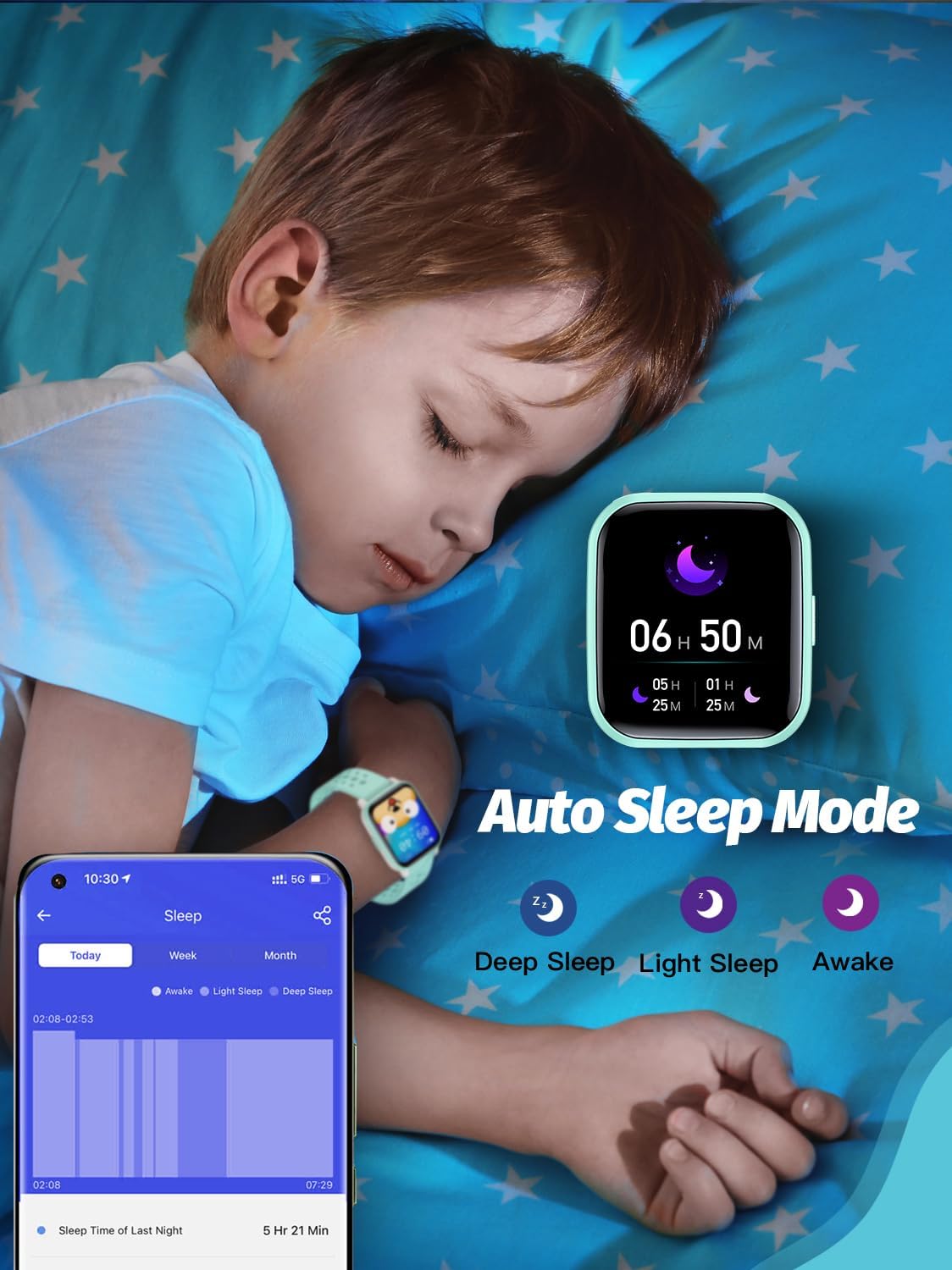 Kids Smart Watch Girls Boys, SmartWatch for Kids Smart Watch Gifts for 4-16 Years Old with Sleep Mode 19 Sports Mode Pedometer Birthday Gift for Boys Girls