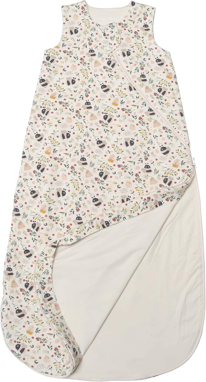 Loulou Lollipop Tencel Lyocell Wearable Baby Blanket Sleeping Bag, Unisex Infant Toddler, 1.0 TOG, 2-Way Zipper Sleepsack