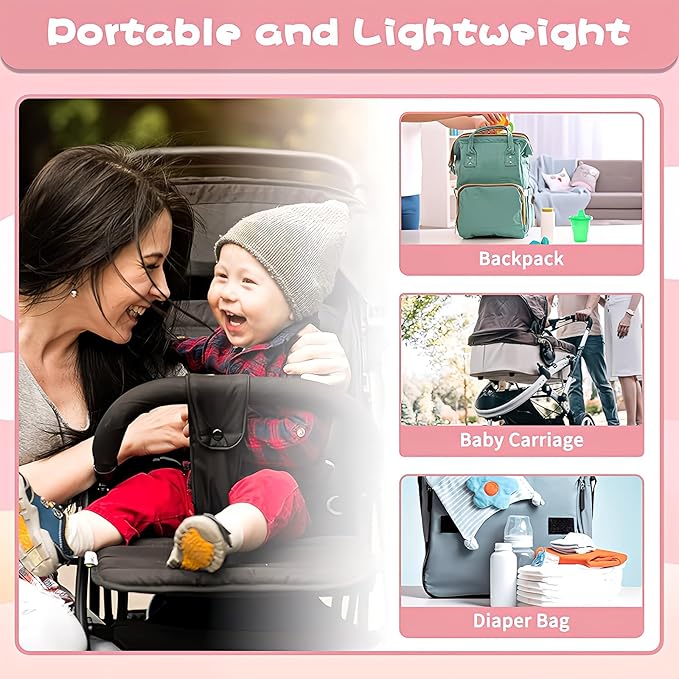 Baby Grooming Kit, Infant Safety Care Set with Hair Brush Comb Nail Clipper Nasal Aspirator,Baby Essentials Kit for Newborn Girls Boys, Pink-24- in-1