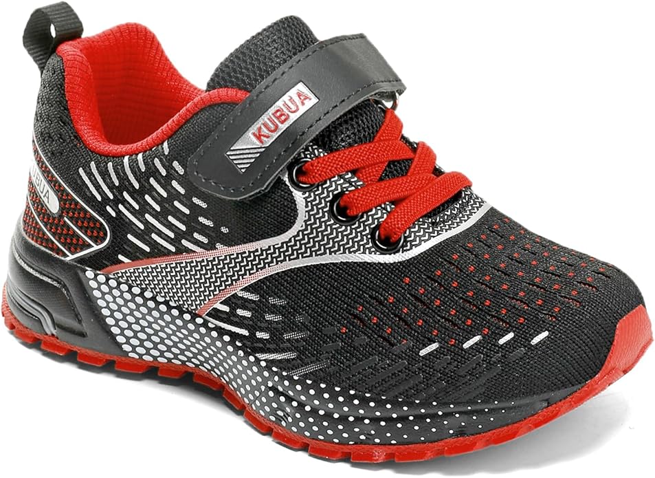 KUBUA Kids Sneakers for Boys Girls Running Tennis Shoes Lightweight Breathable Sport Athletic