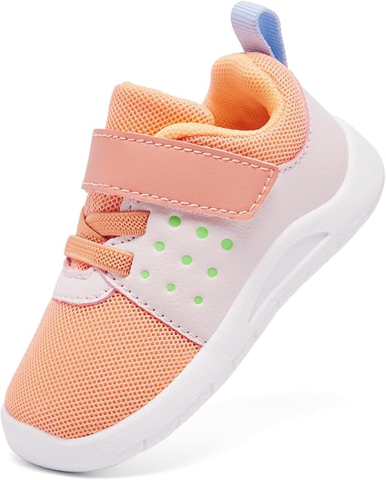 MORENDL Toddler Baby Shoes 0-4 Years Boy Girl Lightweight Breathable Non-Slip Sports Sneakers Running Walking Tennis Barefoot Shoes