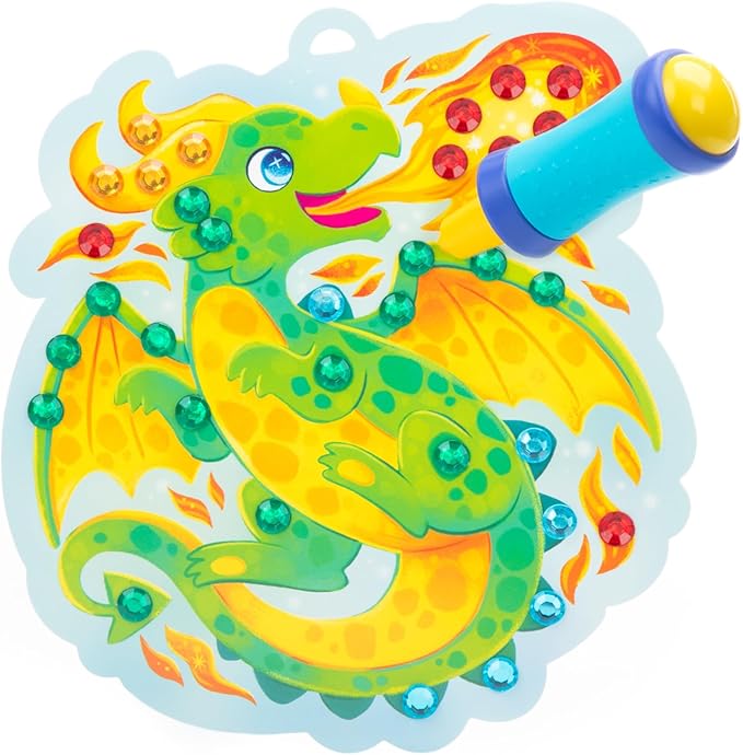 Educational Insights Jumbo Gem Kit - DIY Arts and Crafts Sets for Kids, Easy & Fun Diamond Painting Activity for Small Hands, Crafting & Art Supplies, Jewel Stickers, Creative Gifts, Ages 5+