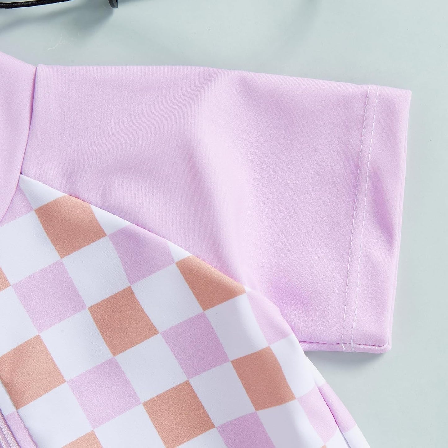 MAYUMMPY Baby Boys Girls Swimwear Casual Zipper One Pieces Rash Guard Swimsuit and Hat Beachwear Bathing Suit