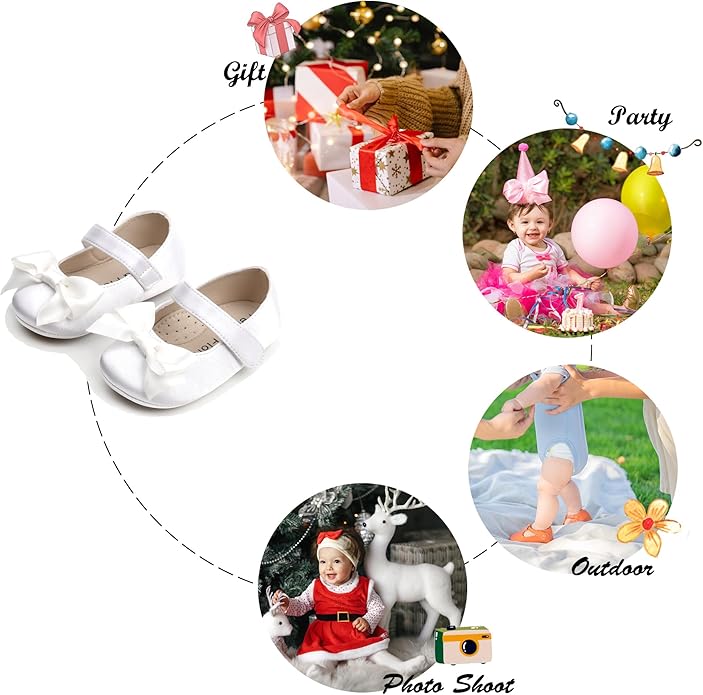 Soft Sole Baby Shoes - Infant Baby Walking Shoes Moccasins Rubber Sole Crib Shoes