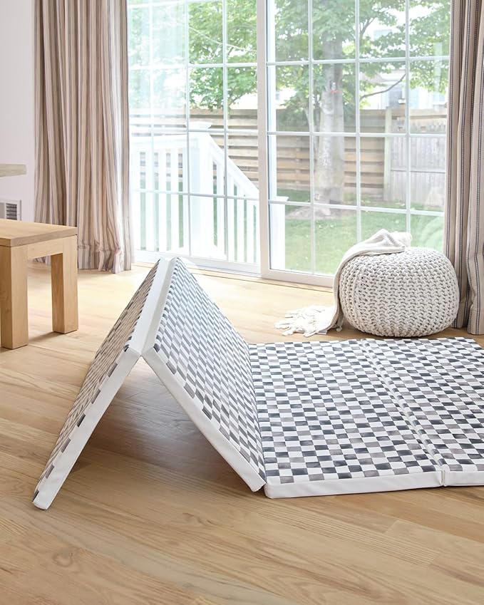 House of Noa Foldable Baby Tumbling Mat – Foldable Kids Play Mat | Durable, Stylish, and Cushioned Design