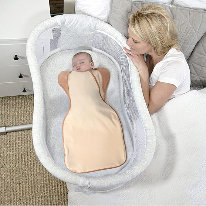 Newborn Baby Swaddle Blanket Sleep Sack 0-3 Months, Arms Up Swaddles 2 Packs Cotton, Hands Up 3-Way Transitions to Arms-Free Wearable Sleeping Sack Bag for Boys Girls Snug Fit Calms Startle Reflex