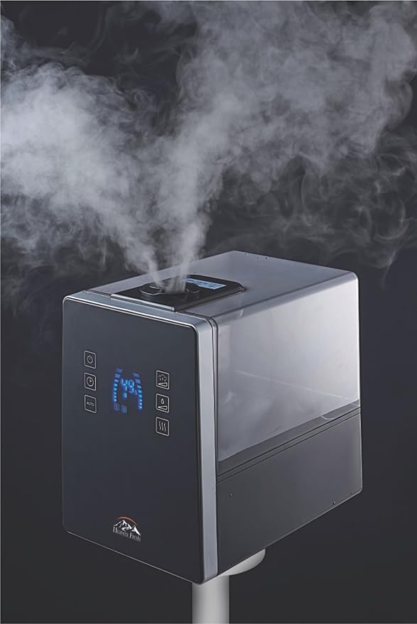 Heaven Fresh Digital Ultrasonic Cool & Warm Mist Humidifier with Aroma Function and Remote Control