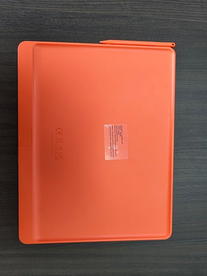 TEKFUN LCD Board, 16inch Colorful, Kids Travel Essentials, Toddler Toys for 3 4 5 6 7 8 Year Old Girls Boys (Orange)