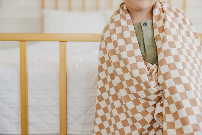 Copper Pearl Vance Three-Layer Baby Blanket: Soft Quilts for Boys & Girls | Breathable, Cozy Toddler Blanket | Premium Polyester/Rayon | 46x46