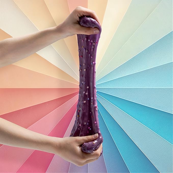 Elmer's Color Wheel Slime Kit, Includes Elmer's Gue Premade Slime, Clay Color Pigments, Scents, Sheet Labels, 24 Piece Kit