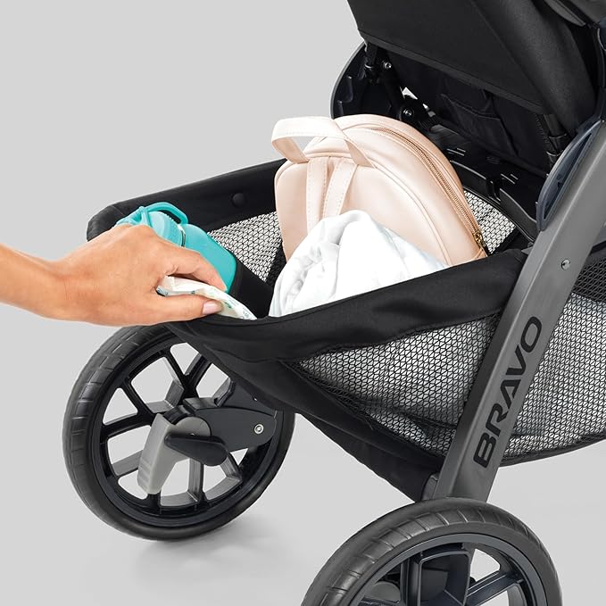 Chicco Bravo Sport Trio Travel System - Iron | Black