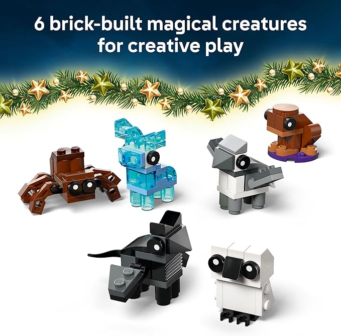 Lego Harry Potter Advent Calendar 2025 Kids Toy - Holiday Countdown for Boys & Girls, 7+ - 24 Buildable Surprises, Including Harry, Draco & Luna Minifigures - Kids Gift Idea for Christmas - 76456