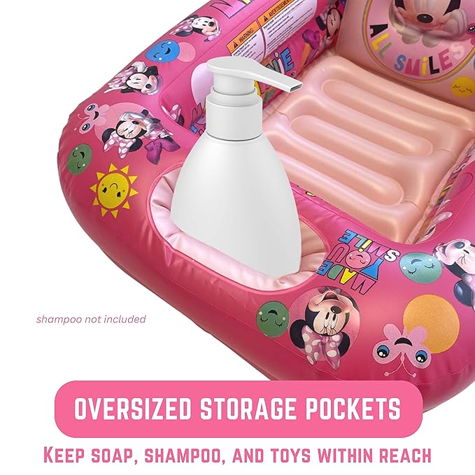 Disney Minnie Mouse 100% Fabulous Inflatable Tub - Baby Bathtub