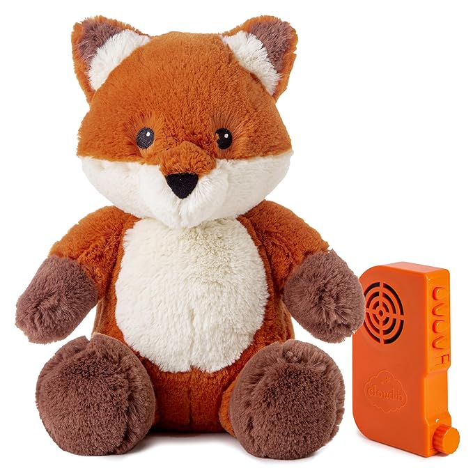 Cloud b Sound Machine with White Noise Soothing Sounds | Cuddly Stuffed Animal | Adjustable Settings and Auto-Shutoff | Frankie The Fox™