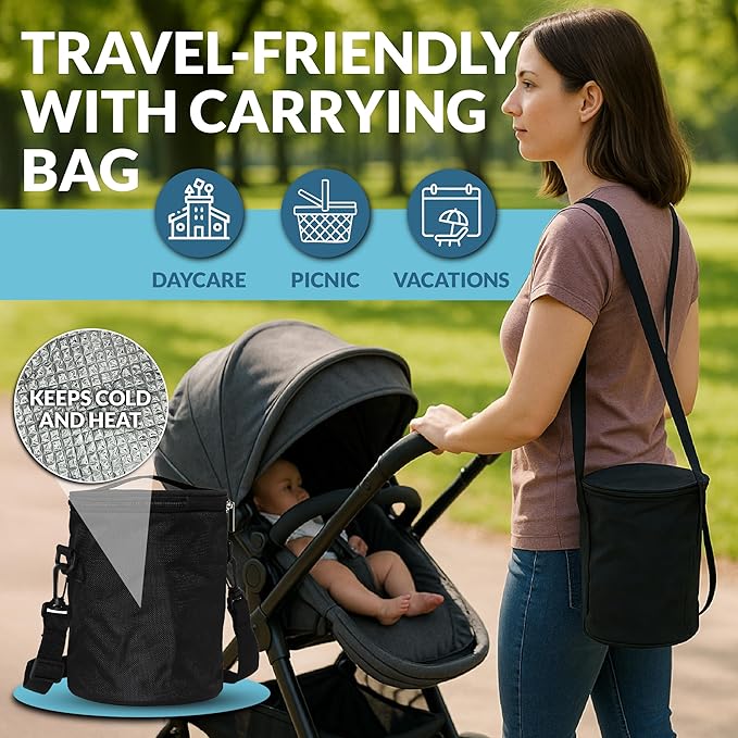 Stainless Steel Toddler Bowls with Suction & Lids – 4-Pack Spill-Proof Kids Bowl Set with Travel Bag – BPA-Free & Dishwasher Safe