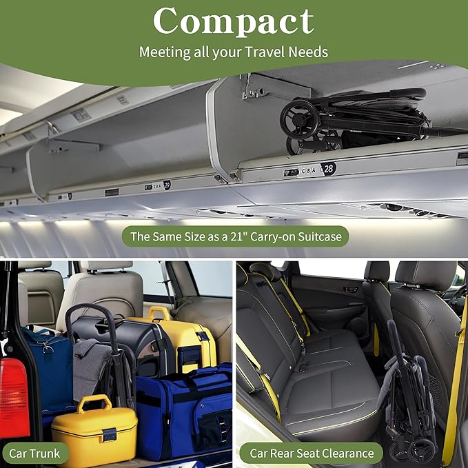 COOL KIDS Baby Stroller,Umbrella Stroller with Automatic Fold,Baby Strollers with Pop Out Sun Canopy,Baby Airplane Travel Essentials(Gray)