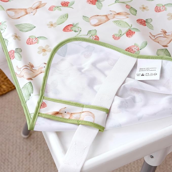 Happy Flute Long Sleeve Baby Bib-Mess Proof Baby Feeding Bibs with Adjustable Design for Babies during Eating or Highchair