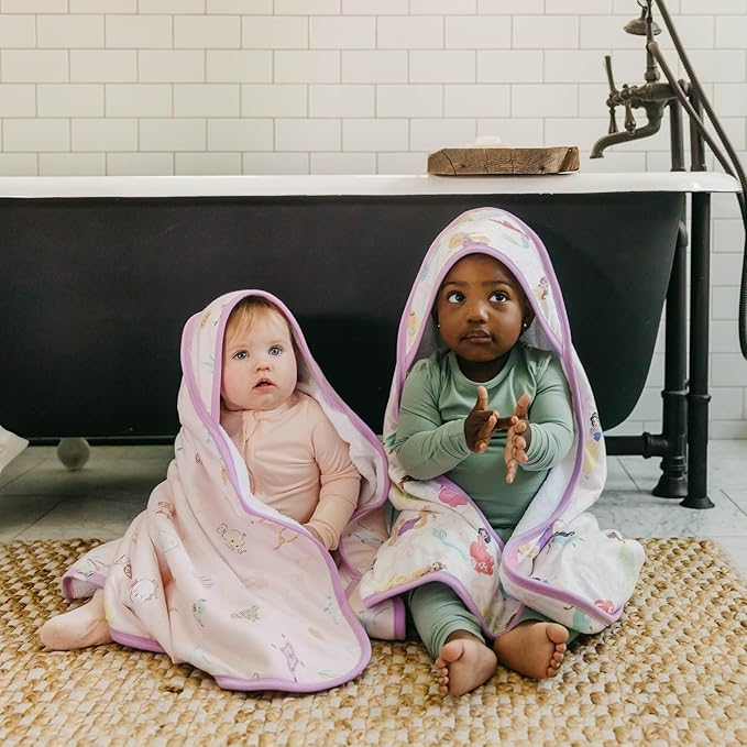 Copper Pearl Premium Knit Hooded Bath Towel Enchanted Friends