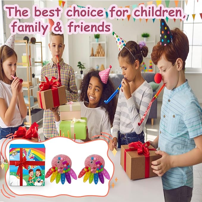 2PCS Color Sorting Toys for Toddlers, Fine Motor Skills Sensory Toy, Montessori Learning Toys for Preschool Learning Activitie, Sensory Activity Toy for Kids 3+ and Adults