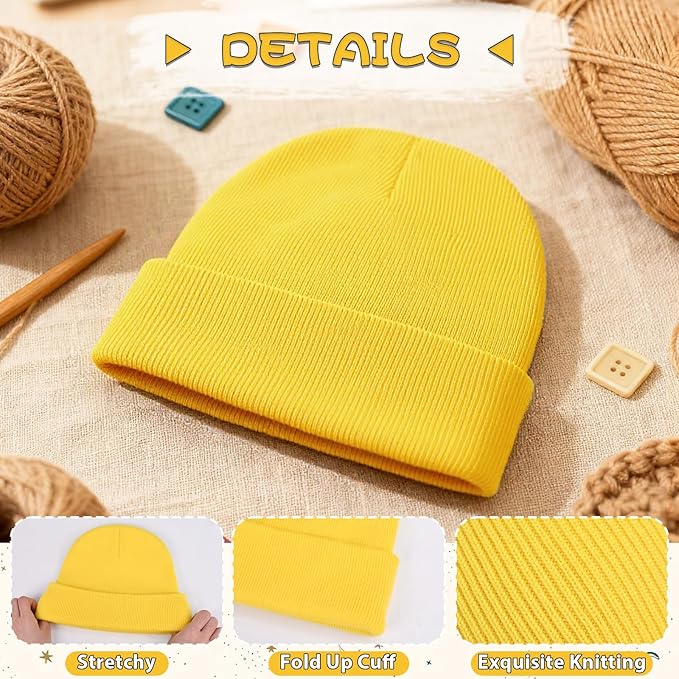 ZOORON Toddler Beanie Baby Kids Beanies Warm Winter Hat Knit Skull Cap for Boys & Girls Soft Children Infant Hat