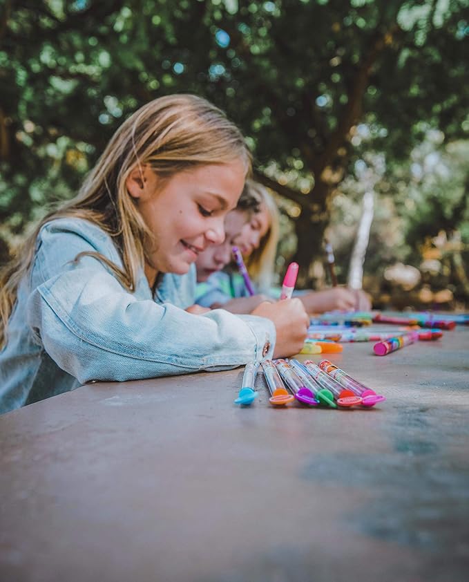 Colored Smencils (2 Pack) - Patented Gourmet Scented Colored Pencils made from Recycled Newspapers, 10 Count, Gifts for Kids, School Supplies, Classroom Rewards