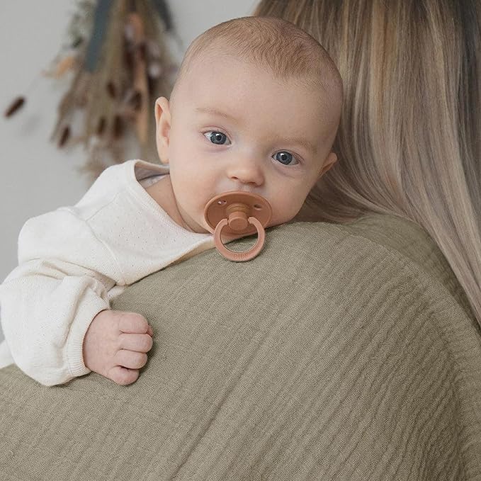 JELLYMONI Muslin Swaddle Blankets for Unisex, 2 Pack Newborn Receiving Blanket, Large 47 x 47 inches Soft Breathable Muslin Baby Blanket for Newborn Boys & Girl