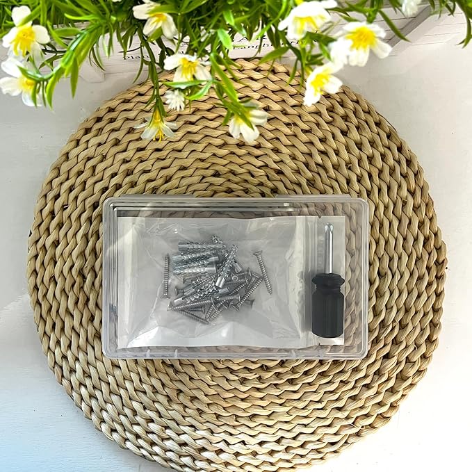 Furniture Anchors, Anti Tip Wall Anchors for Baby Proofing, Cabinet Safety Locks, Prevent Falling Furniture (2 Items)